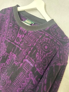 Rohan Jumper Mens Large Fleece Polaretc Vintage 90s Crew Neck Pullover - Picture 1 of 7