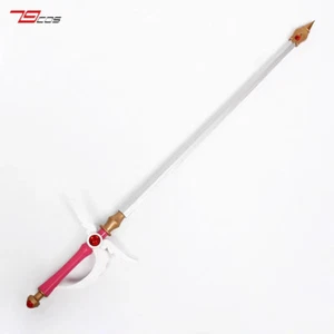 Anime Card Captor Sakura:KINOMOTO SAKURA Magic Cane Cosplay Prop Clow Card Sword - Picture 1 of 10