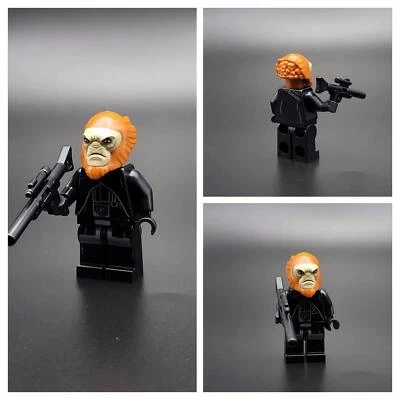 LEGO® Dryden's Guard Hylobon Enforcer Closed Mouth Star Wars Minifigure Blaster - Image 1 of 4