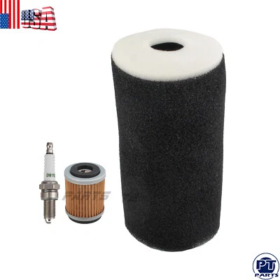 Air Filter Oil Filter Spark Plug Kit For Yamaha 1987-2004 Warrior 350 (YFM350X) Foto 1 de 4