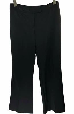 Pantalones White House Black Market Legacy para mujer 4 negros acampanados pierna carrera negocios Foto 1 de 4