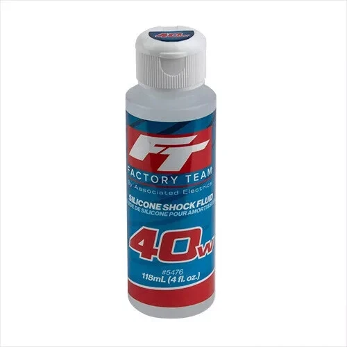 4oz TEAM ASSOCIATED 40 WT SILICONE SHOCK OIL  LARGE 5476 traxxas losi arrma - Image 1 of 1