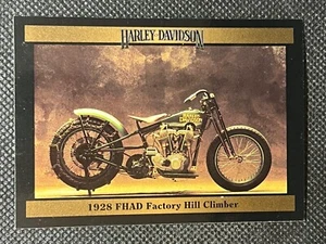1992 Collect-A-Card HARLEY DAVIDSON #118 1928 FHAD FACTORY HILL CLIMBER - Picture 1 of 2