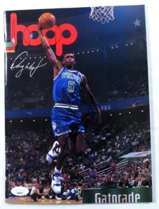 Doug West Signed Autographed Program Magazine Hoops Timberwolves JSA AR83922 - Picture 1 of 3