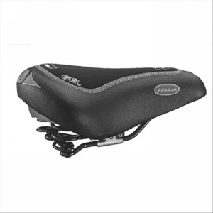 Sella Citybike Bravo Gel Nero Con Struttura A Molle E Imbottitura In Gel, 275X18 - Imagen 1 de 1