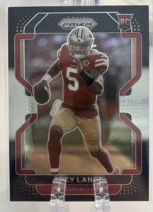 2021 Panini Chronicles Prizm Black Trey Lance Rookie RC #PB-4 SP 49ers - Picture 1 of 2