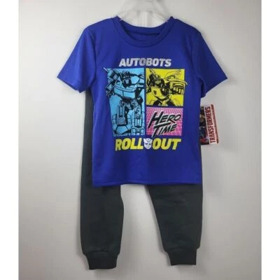 Hasbro Transformers Toddler Boys 2 Piece Pants Set Autobots Rollout Size 3T new - Image 1 of 4