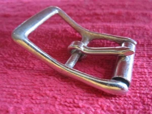 4 DE COLECCIÓN NOS ENCUBIERTO MFG HAMES/ARNÉS HEBILLAS DE RODILLO DE NÍQUEL DE 1", HECHO EN EE. UU. - Imagen 1 de 9