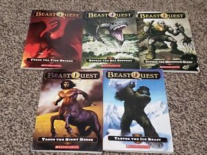 Beast Quest Series 1-5 Paperbacks Little Apple Scholastic Young Readers 