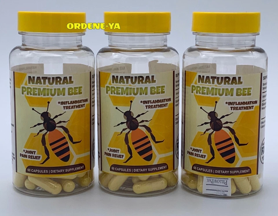 Natural Premium Bee Therapy Immune Support Miracle Arthritis Cure Control Pain