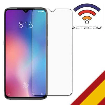 ACTECOM® PROTECTOR PANTALLA PARA Xiaomi MI 9 CRISTAL VIDRIO TEMPLADO para Xiaom