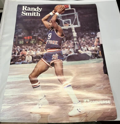 1981-82 RANDY SMITH NEW YORK KNICKS CONVERSE ADVERTISING POSTER - Image 1 of 4