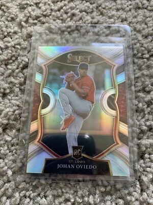 2021 Panini Select Johan Oviedo RC Rookie Concourse #41 St. Louis Cardinals - Image 1 of 2