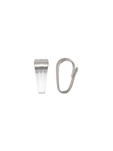 10 Stck. 925 Sterlingsilber 2,2 x 5,3 mm kleines Medaillon Bügel Verbinder für Schmuck Zum Selbermachen - Bild 1 von 1