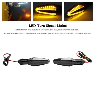 LED Turn Signal Lights For BMW S1000XR S1000R R1250GS ADV CE 04 2020-2023 US - Imagem 1 de 4