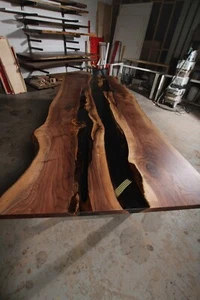 24"x48" Epoxy resin tabletop | Dinning Table Wood | dinning table set | Wood Top - Picture 1 of 3