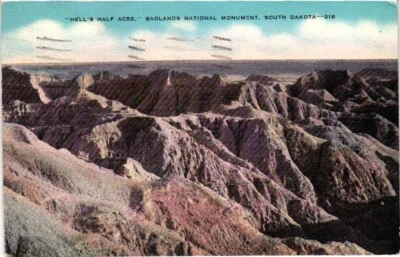 US POSTAL HISTORY RAPID CITY S. DAK, 1940 #804 TO NEW HAMPSHIRE LINEN WAVY - Image 1 of 2