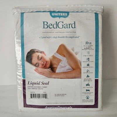 Protector de colchón impermeable Uniters BedGard 150 hilos mezcla de algodón rizo COMPLETO Foto 1 de 4