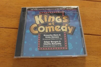 KINGS OF COMEDY - GROUCHO MARX BERGEN & MCCARTHY CD [SEALED] *CRACKED CASE* - Image 1 of 4