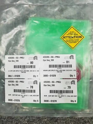 APPLIED MATERIALS 3880-01029 WSHR*2&3690-1078*12 SCR CAP, NEW Fedexfast shipping - Image 1 of 2