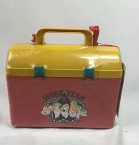 Selandia Miners Plastic Lunch Box Insulated Beverage Container 7 Dwarfs Team 9x9 - Picture 1 of 12