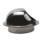 Premium Stainless Steel Round Bull Nosed Vent Ideal for Gas and Electric Dryers