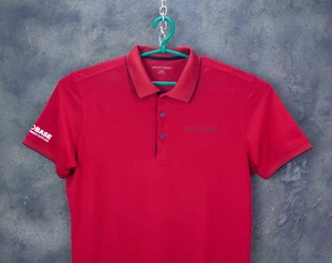 Galvin Green Golf Polo Shirt Mens Short Sleeve Red BuildBase Print Size L - Picture 1 of 12