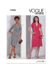 Vogue Dresses Wrap Misses Sewing Pattern V1952 - Picture 1 of 5
