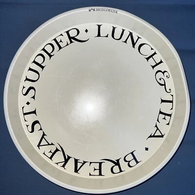 Emma Bridgewater Black Toast & Marmalade ROUND Tin Tray Breakfast supper lunch - Image 1 of 4