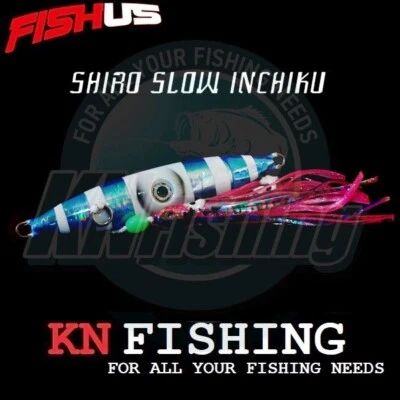 FISHUS SHIRO SLOW INCHIKU Slow Jigging Jig mit Oktopus und Haken 100gr und 120gr - Bild 1 von 4