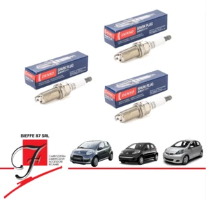 KIT 3 CANDELE DENSO K16HR-U11 CITROEN C1 PEUGEOT 107 TOYOTA AYGO 1.0 50KW 1KR-FE - Foto 1 di 5