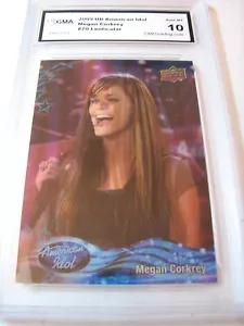 MEGAN CORKREY 2009 UD AMERICAN IDOL LENTICULAR # 70 GRADED 10 L@@@K - Picture 1 of 1