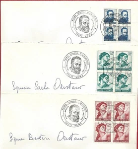 1961 Italy - Michelangiolesca No. 899-917 Envelopes First Day of Issue FDC - Picture 1 of 1