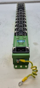 Olson Electronics PDU 12x IEC C13 10A  w/ C20 16A inlet - Green - Picture 1 of 9