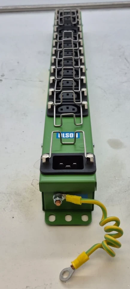 Olson Electronics PDU 12x IEC C13 10A  w/ C20 16A inlet - Green - Image 1 of 4