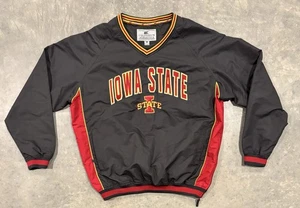 Iowa State Cyclones Windbreaker Jacket Mens Medium Pullover EXC - Picture 1 of 7