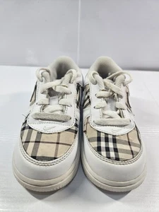 Nike Air Force One 1 custom Burberry Vintage / Kids Trainers/ Size Toddler UK7.5 - Picture 1 of 11