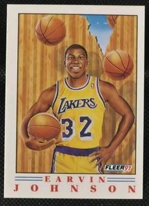 1991 Fleer Magic Johnson #06/06 Pro Visions HOF Los Angeles Lakers - Picture 1 of 6