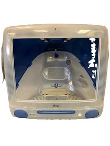 iMac G3 (Summer 2001) Outer Shell ONLY, M5521 - INDIGO - Picture 1 of 9