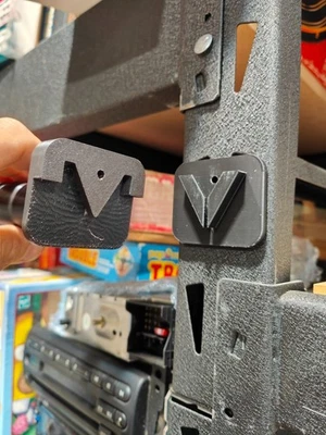 Rack-IT 600mm Racking Accessory Adaptor & Mounts – Helmet / Remote Holder – ABS - Image 1 of 4