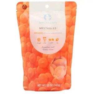 Sweet Tooth Fairy 12oz MELTABLES- Orange Vanilla Creme Drizzle Dip Candy Chips - Picture 1 of 9