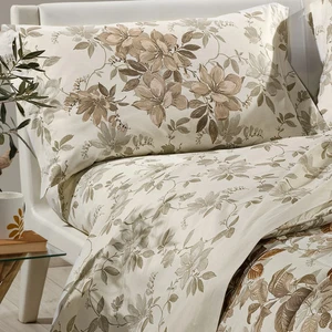 Completo Lenzuola In Cotone Loto Matrimoniale Biscotto Primanatura Camera Letto - Foto 1 di 4