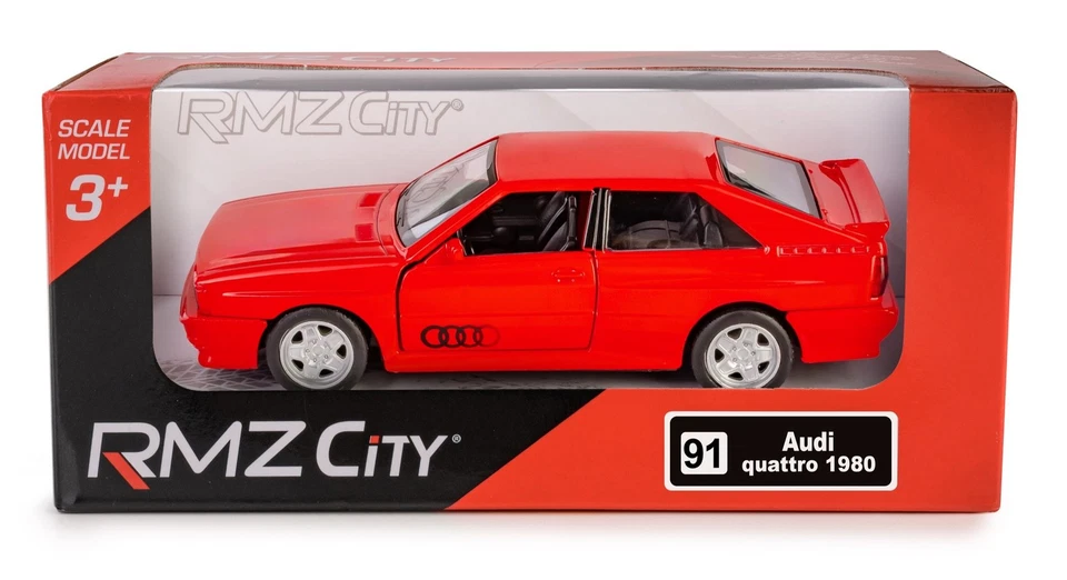 RMZ City Audi Quattro Coupe (1980-1991) rosso in scala 1:35 - Immagine 1 di 1