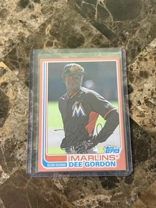 2017 Topps Dee Gordon Orange Border #ed 020/199 Marlins - Picture 1 of 2
