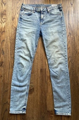 Rag & Bone Jeans Womens 29 Cate Mid Rise Skinny Fits 32x31 Light Wash Stretch - Image 1 of 4
