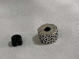 Pandora S Patrón Clip Dije Plata Esterlina Remolino Tapón Cuentas S925 ALE - Imagen 1 de 4
