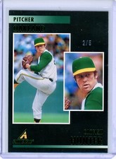 Catfish Hunter 2023 Panini Chronicles Pinnacle #12 Green Parallel 2/5 Oakland