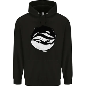 Ying Yan Orca Killer Whale Childrens Kids Hoodie - Picture 1 of 54