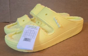 Crocs Classic Cozzzy Sandals Size: 15 Men Sulphur 207446-75U - Picture 1 of 10