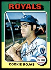 1975 TOPPS* COOKIE ROJAS KANSAS CITY ROYALS #169